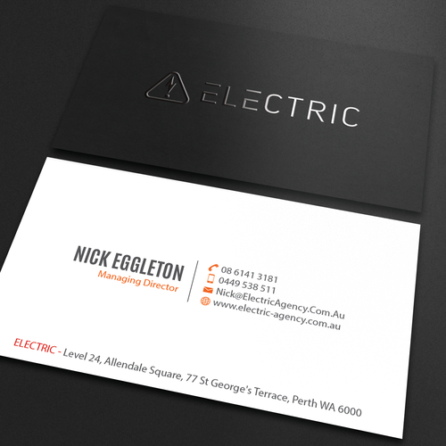 Create an attention grabbing business card for an attention seeking ...