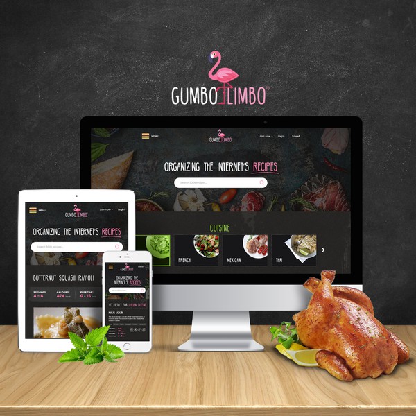 Design by set4net titled "Recipe website design"