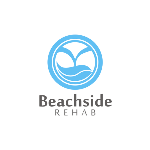 Log design for exclusive addiction treatment center Design by Hero Vector