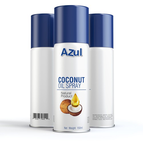 Create Product Extension for Azul Coconut Product - Azul Coconut Oil Spray Design von syakuro