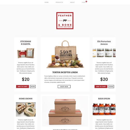 Web page design contest entry by Artful Conception