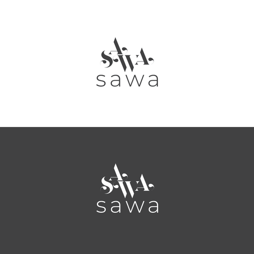 Sawa logo design Diseño de Irenn