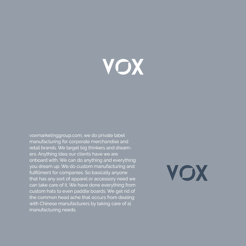 Vox Marketing rebrand Design by Nine™