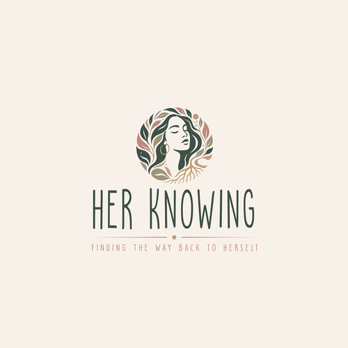 "Her Knowing" winning Logo design