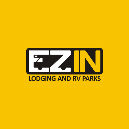 "EZ IN"  Logo ( pronounced  "Easy In") - RV parks and Lodging Solutions Design by v.i.n.c.e.n.t.9