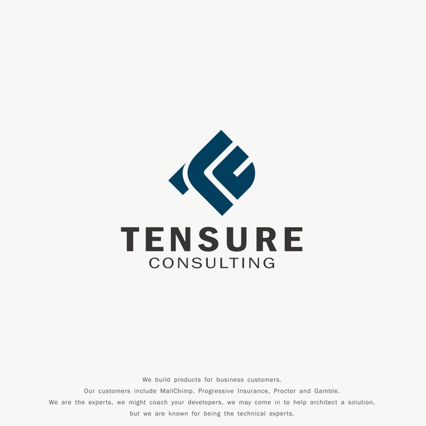 Design by blassbless titled "tensure consulting"
