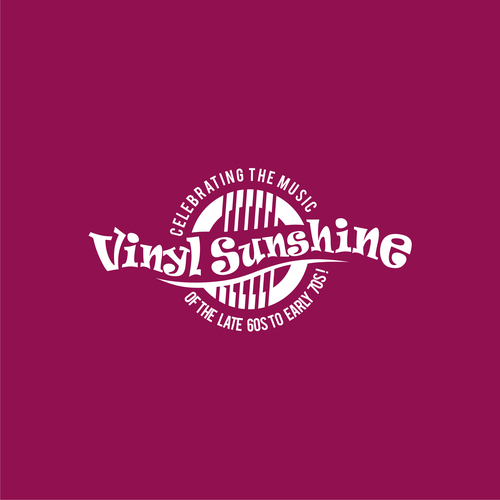 Vinyl Sunshine needs an uplifting retro, 60s/70s BAND logo Design by logologoan