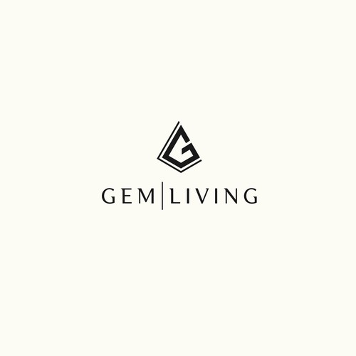 Geometrical, minimalist, modern brand design for Gem Living Design by rayhanabir ™