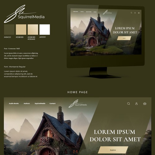 Web page design contest entry by Beryl O.