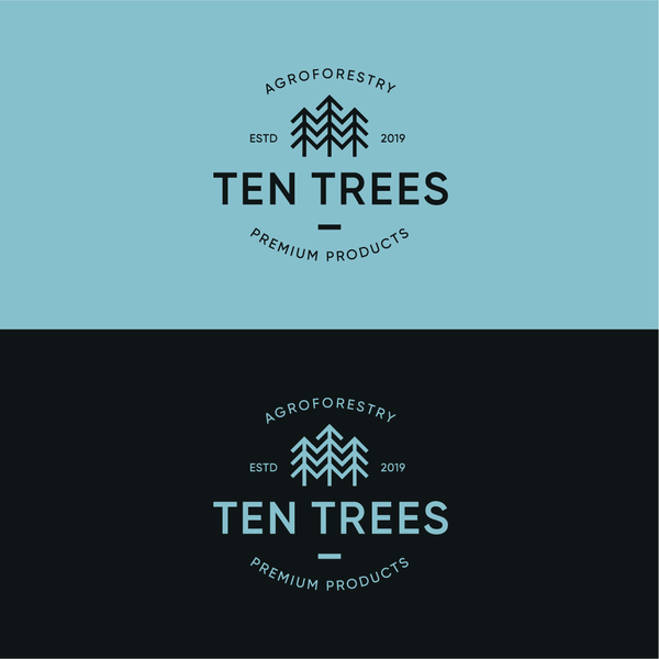 Ten Trees logo design
