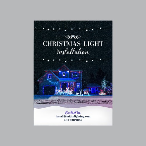 Flyer for Christmas Lighting Design by sam2021
