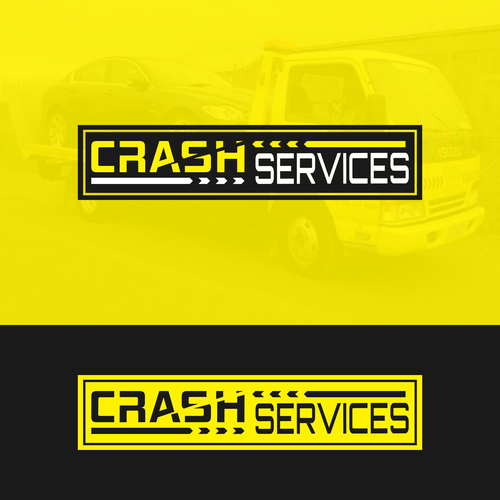 Crash Services - logo design for towing company Design by Fast Studio⚡
