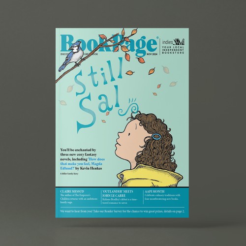 Design a fun magazine cover by reconfiguring book jacket art! Design by machus4u