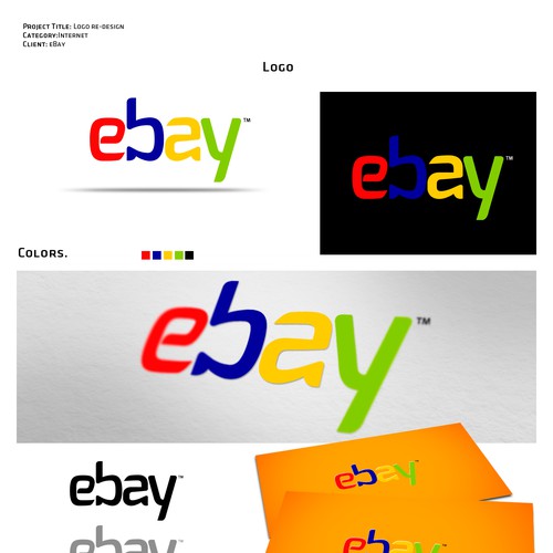 Design 99designs community challenge: re-design eBay's lame new logo! por JEES