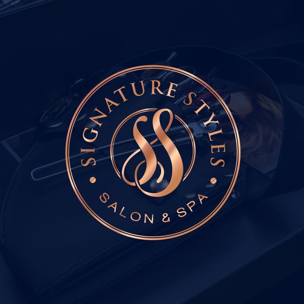 Design by Lisssa titled "Bold logo concept for salon"