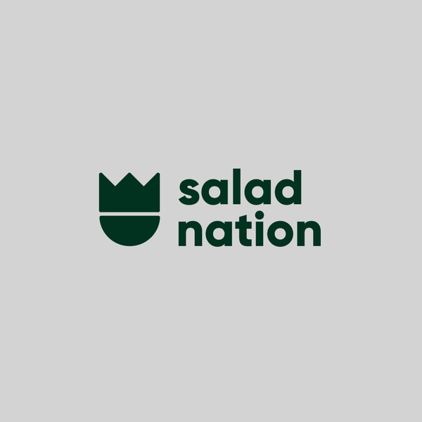 Healthy Fast Food Salad Logo