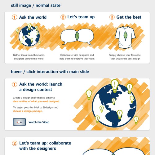 99designs Homepage Redesign Contest Design by Simone Freelance