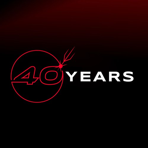 Looking for a modern, expressive 40 years jubilee logo Design by Ideaplane Studio