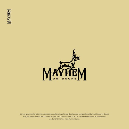 Mayhem Outdoors (outdoor brand) Design by SeniRusa