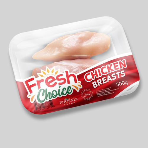 Packaging design for our chicken. Design by Hunny