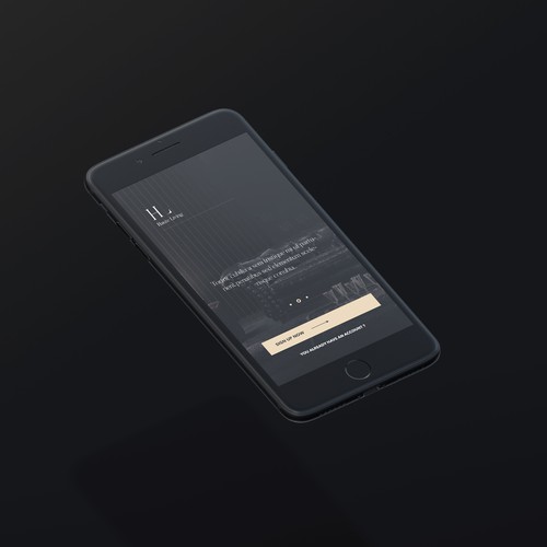 Luxury Mobile App Design by ELGER