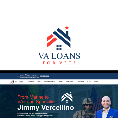 Unique and memorable Logo for "VA Loans for Vets" デザイン by DED_design