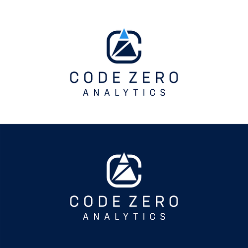 Do data right! Code Zero Analytics logo design Design by HelloBoss