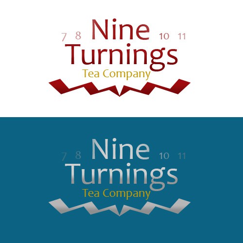Tea Company logo: The Nine Turnings Tea Company Diseño de m0nkey