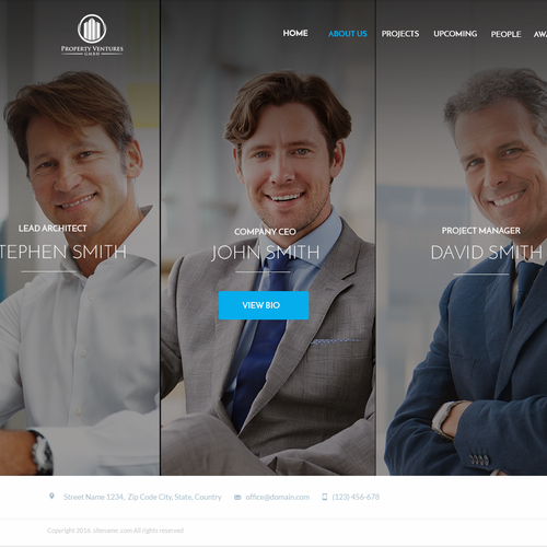 Web page design contest entry by Ena J