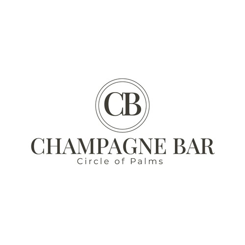 Luxury and modern Champagne Bar logo Design réalisé par ALTN