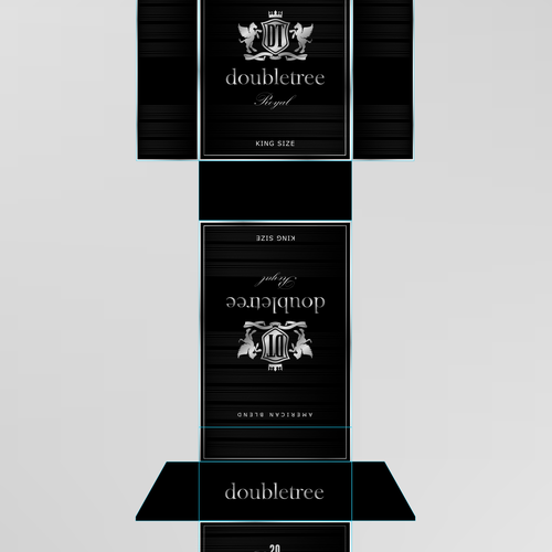 create a luxurious cigarette pack design デザイン by StudioUno