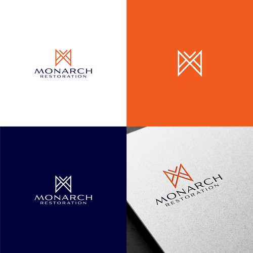 Design a modern clean logo package for a restoration company Design by Danny A