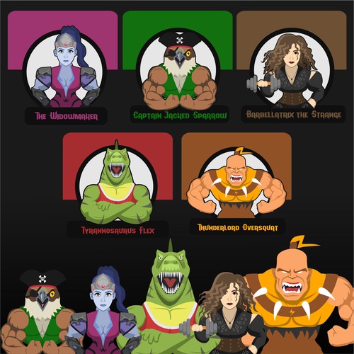 Goofy Villain Character Designs Needed for Superhero-Themed Habit Building App Design by Heyjuly