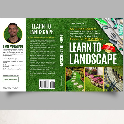 LOOKING FOR A UNIQUE AND BEAUTIFUL BOOK COVER DESIGN FOR A HOME LANDSCAPING BOOK Design by iDea Signs