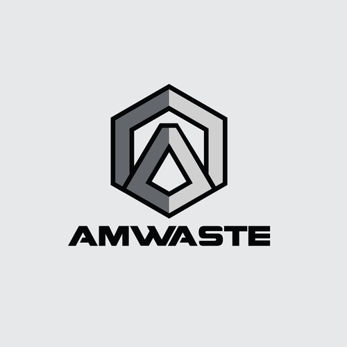 Amwaste Logo Design Design by marbona
