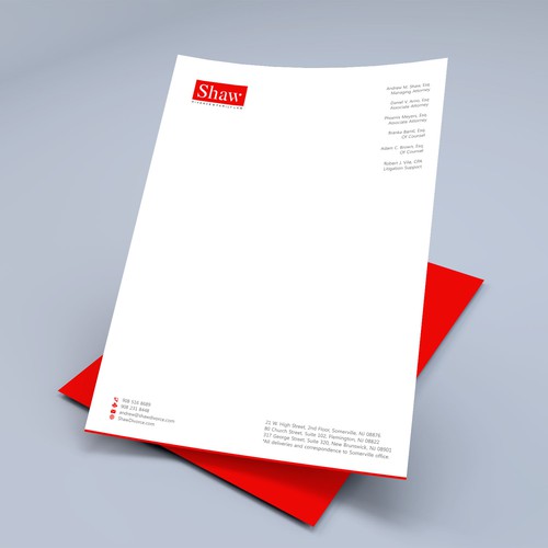 Letterhead for Divorce & Family Law Firm; Modern, Minimalist, Conservative Design Design by Xclusive16