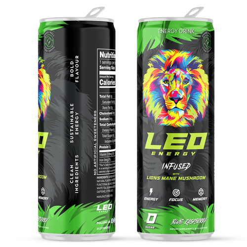 Energy Drink Label Design Design by JOHN's_AlphaCreation