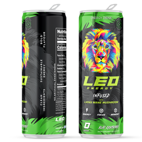 Energy Drink Label Design Design by ✝DeSiGnEr✝JOHN