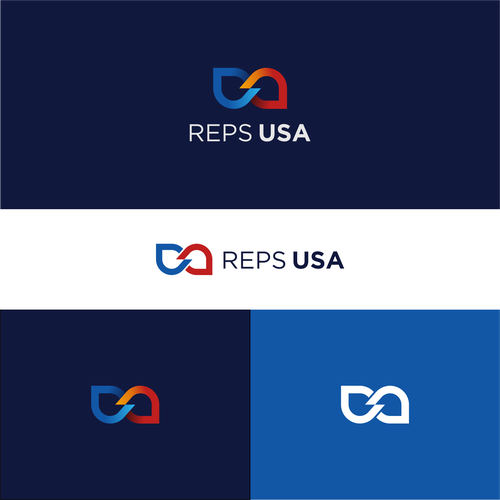 Rep's USA Logo Design by abedy