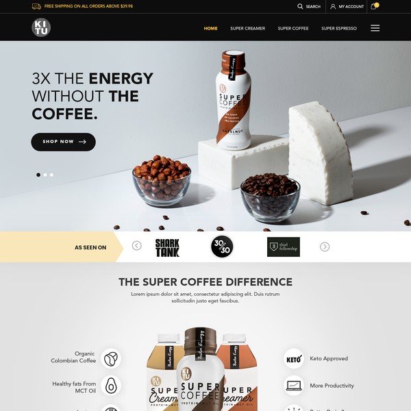 Design the sexiest loyalty page on the planet