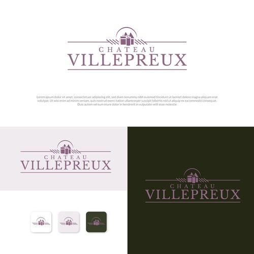 Diseño de Modern new logo for French chateau and vineyard de Danielle Curtis