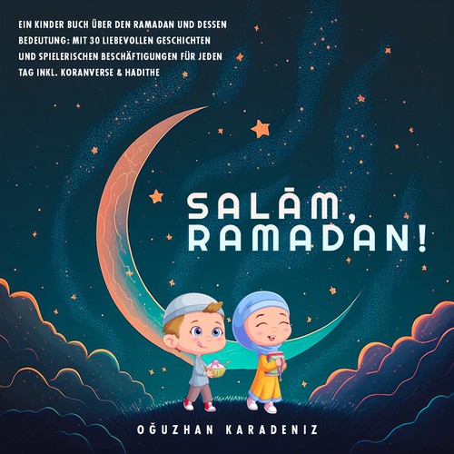 Children´s Book COVER to teach children about Ramadan in a lovely way Design by Jandali