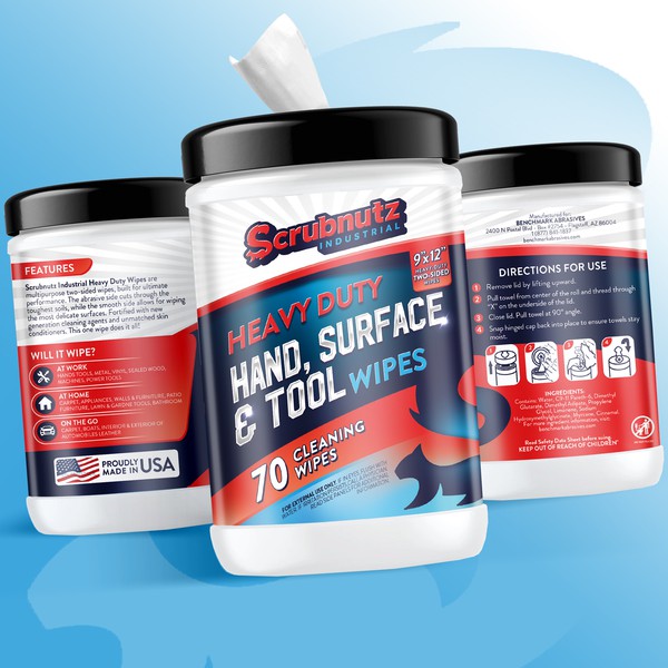 Scrubnutz Industrial Heavy Duty Wipes