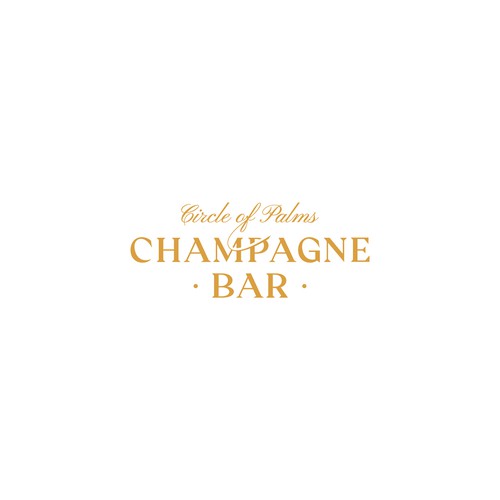 Luxury and modern Champagne Bar logo Design réalisé par tania_k