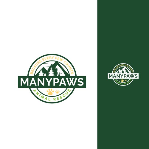 ManyPaws Animal Rescue Design by brancut_yuk