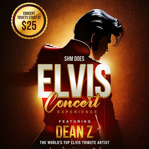 Creative Elvis Tribute Concert Experience Poster Needed! Design by vsardju