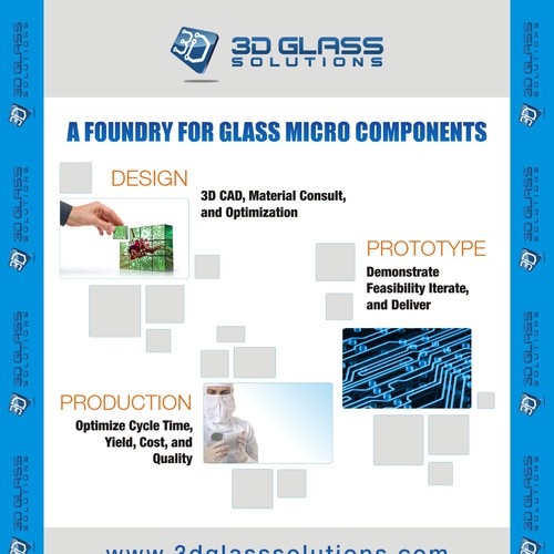 3D Glass Solutions Booth Graphic Diseño de king of king