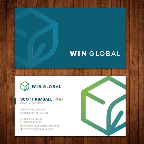 ™SF_Design™さんのWIN Global Business Card Designデザイン