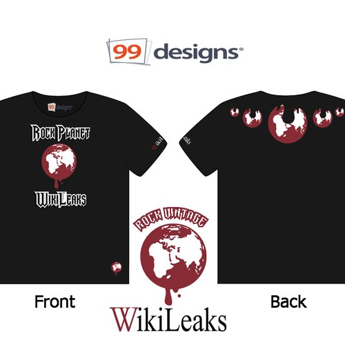 New t-shirt design(s) wanted for WikiLeaks デザイン by chromalusion15