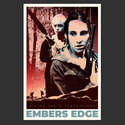 EMBERS EDGE - Captivating Movie Poster for our Thriller / Suspense / Drama Design by Patricia Hunt